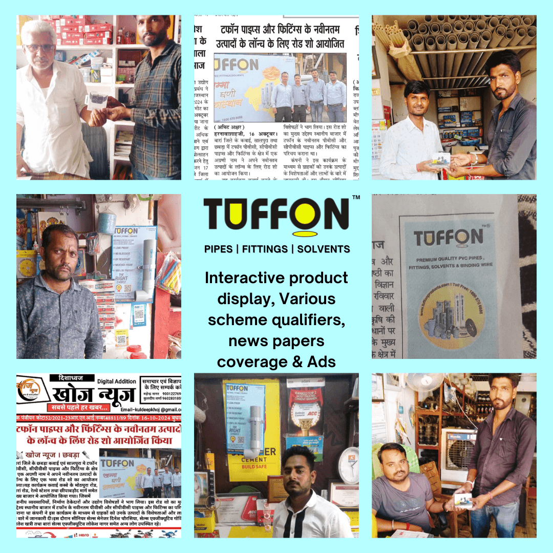 Tuffon road show, product launch and newspaper coverage